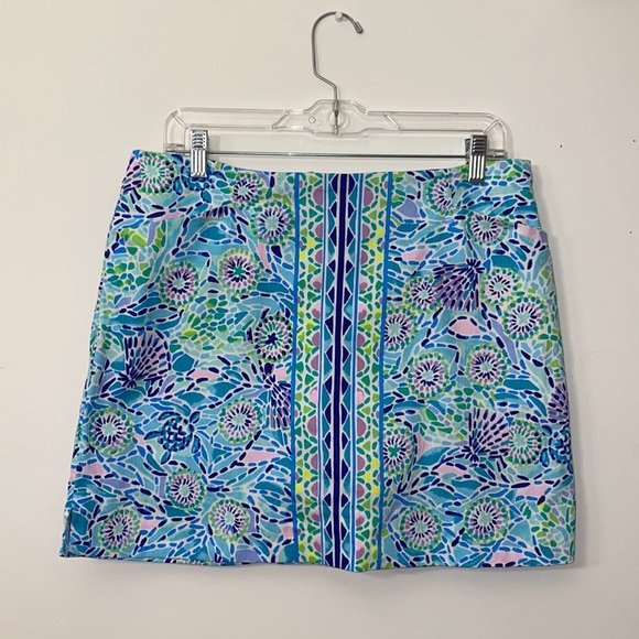 Lilly Pulitzer Marigold Skort in Open Water - Picture 6 of 12